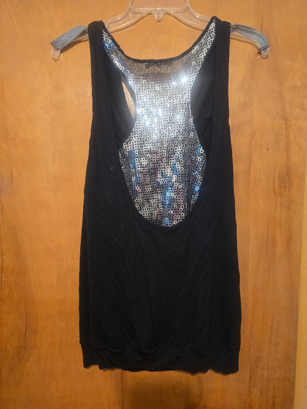 Express Black Racerback Tank Top Size L